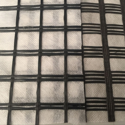 La fibre de verre Geogrid ou le polyester Geogrid composited avec le tissu non-tissé